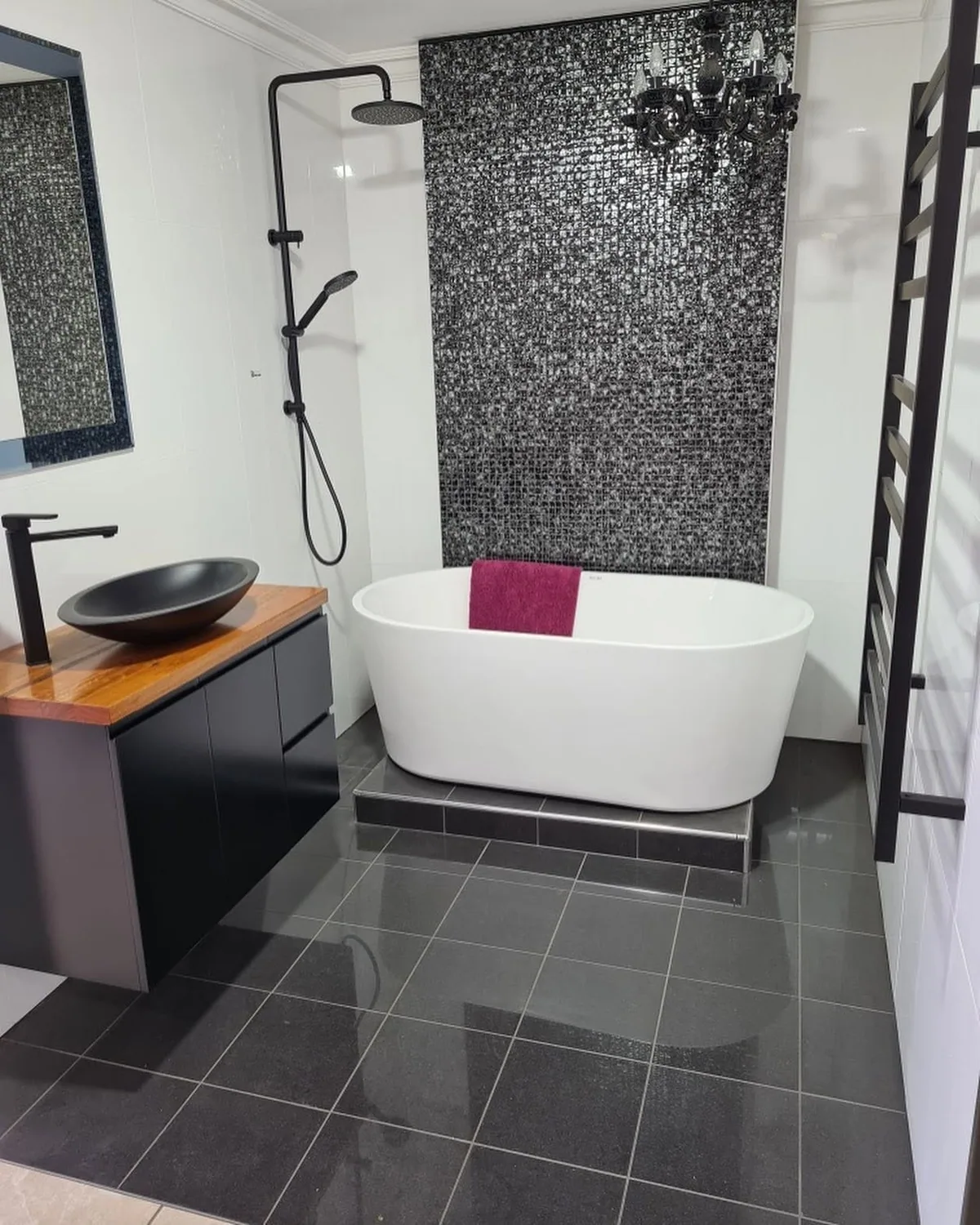 Feature Wall Installation — bathroom renovation and tiling in Adelaide, SA by Becks Bathrooms and Tiling
