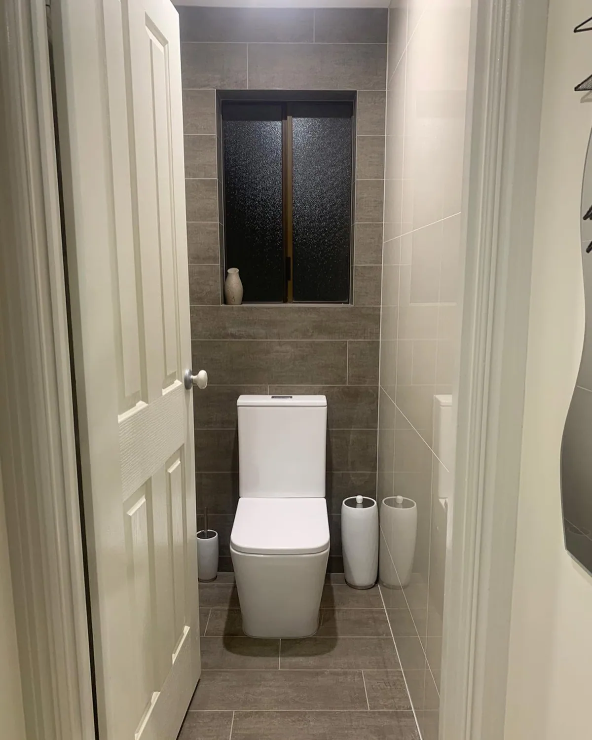 Powder Room Tiling — wall tiling in Onkaparinga Hills, SA by Becks Bathrooms and Tiling